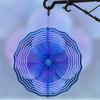 3D Floral Wind Spinner Metal Hanging Sculpture for Christmas Winter Seasonal Garden Decor Outdoor Wind Chime No Battery Needed Durable