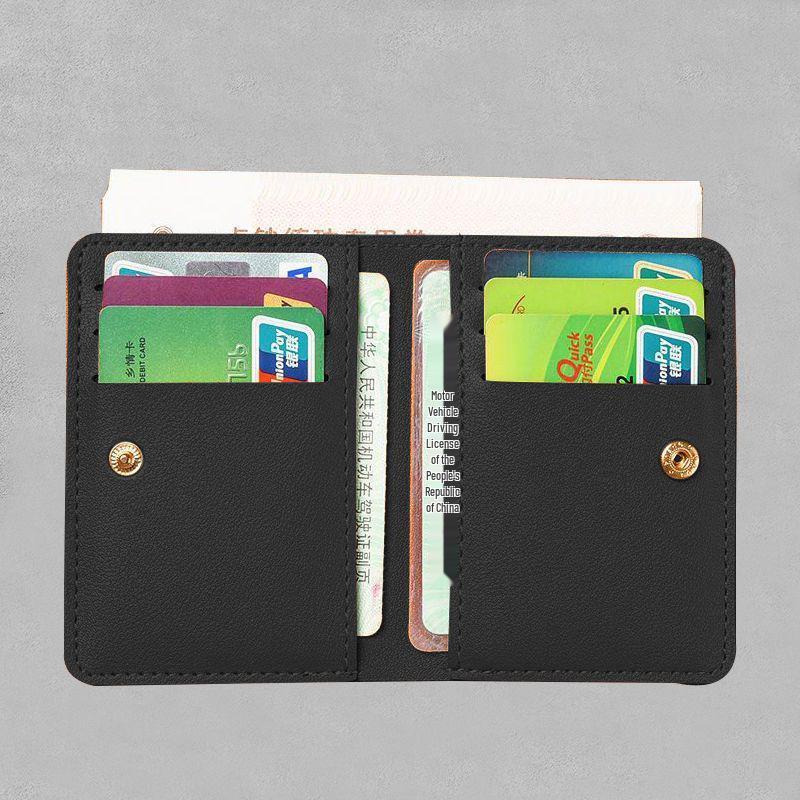 Ultra-thin Men's Compact Multi-card Mini Wallet with ID Card Holder and Multiple Slots