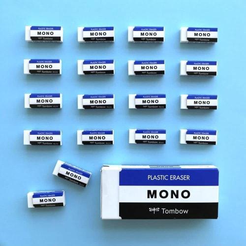 Ластик Tombow Pencil Rectangle MONO Mono Box 18 шт. JHA-061 Белый