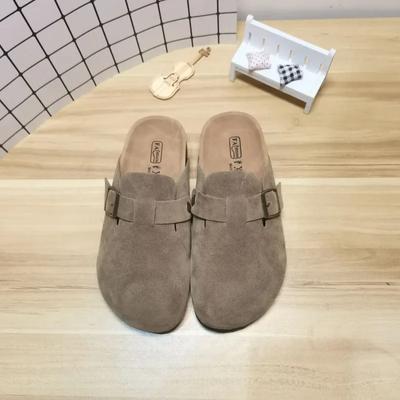 Женские летние новые тапочки 2024 года, простые однотонные универсальные женские тапочки Baotou, повседневные удобные домашние мюли на плоской подошве Zapatilla