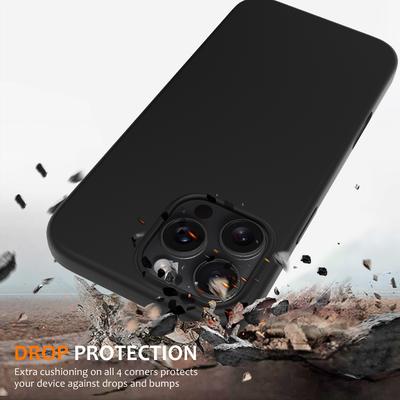 Для iPhone 16 Pro Магнитный чехол Противоударный Жидкий силиконовый чехол для телефона