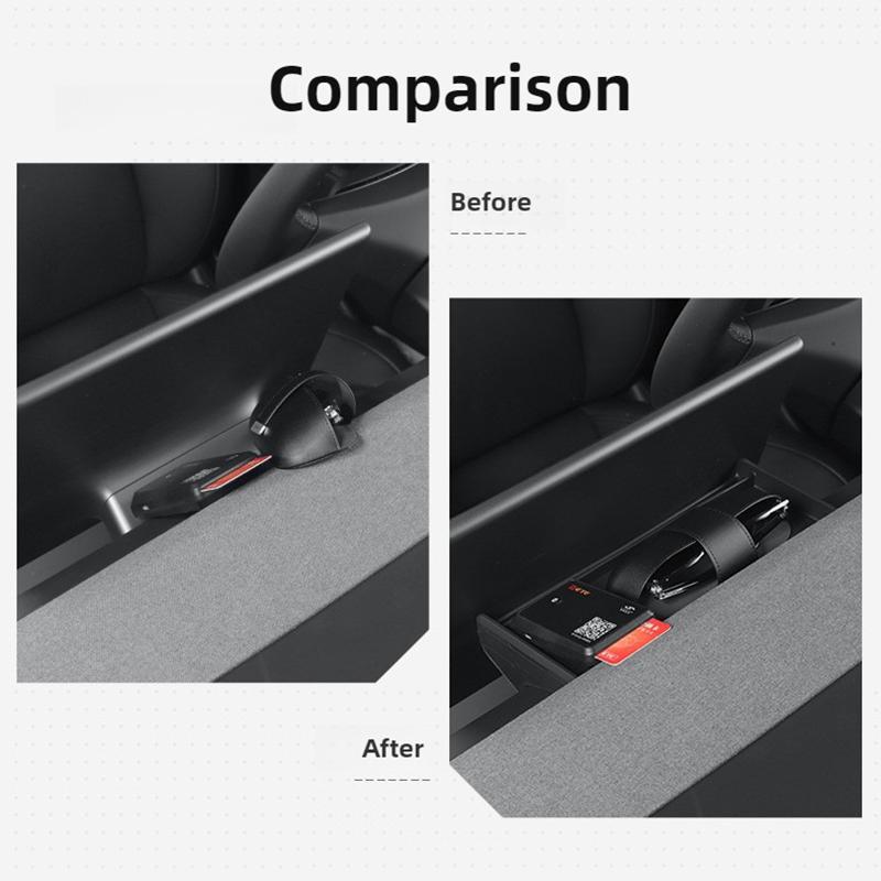 for Tesla Model Y L YL 2026 2025 Center Console Wireless Charging Pad Protect Mat Cover Dashboard Storage Tray ETC Phone Holder