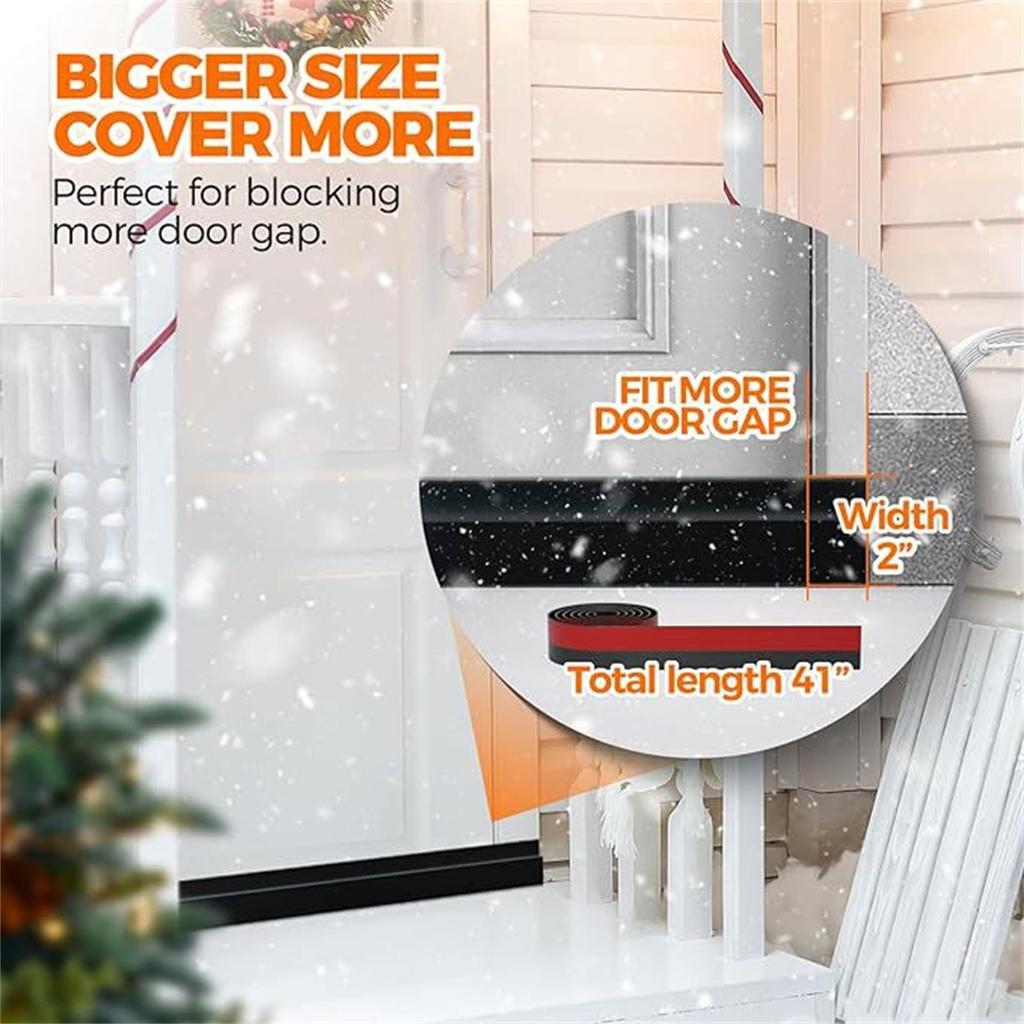 Большой дверной стопор, шумоподавитель, заглушка для двери, защитный кожух для нижней части двери, регулируемая двойная дверь