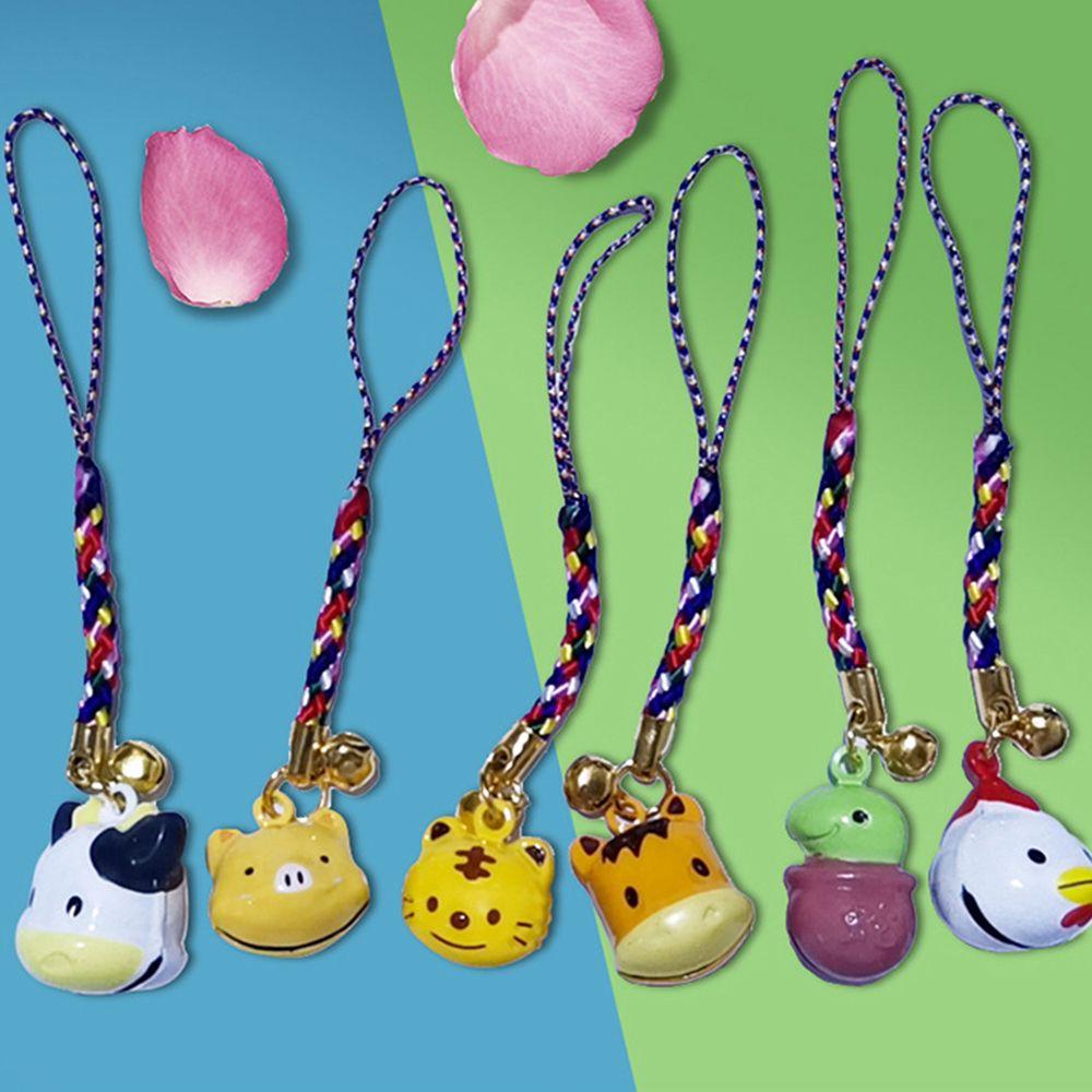 Design Bell Zinc Zinc Alloy Bag Pendent Chinese Style Pendant Chinese Zodiac Women Key Chain Car Key Ring