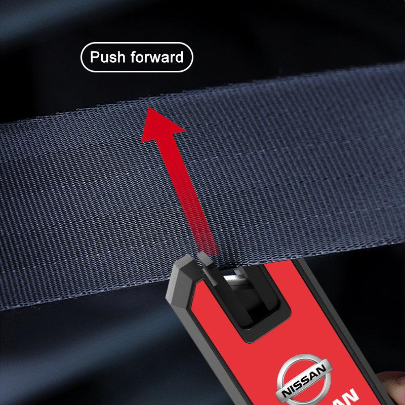 3-in-1 Car Safety Hammer Auto Emergency Glass Window Breaker Car Tool For Nismo Nissan Almera Tiida Sunny QASHQAI Skyline Juke X-TRAI MARCH LIVINA