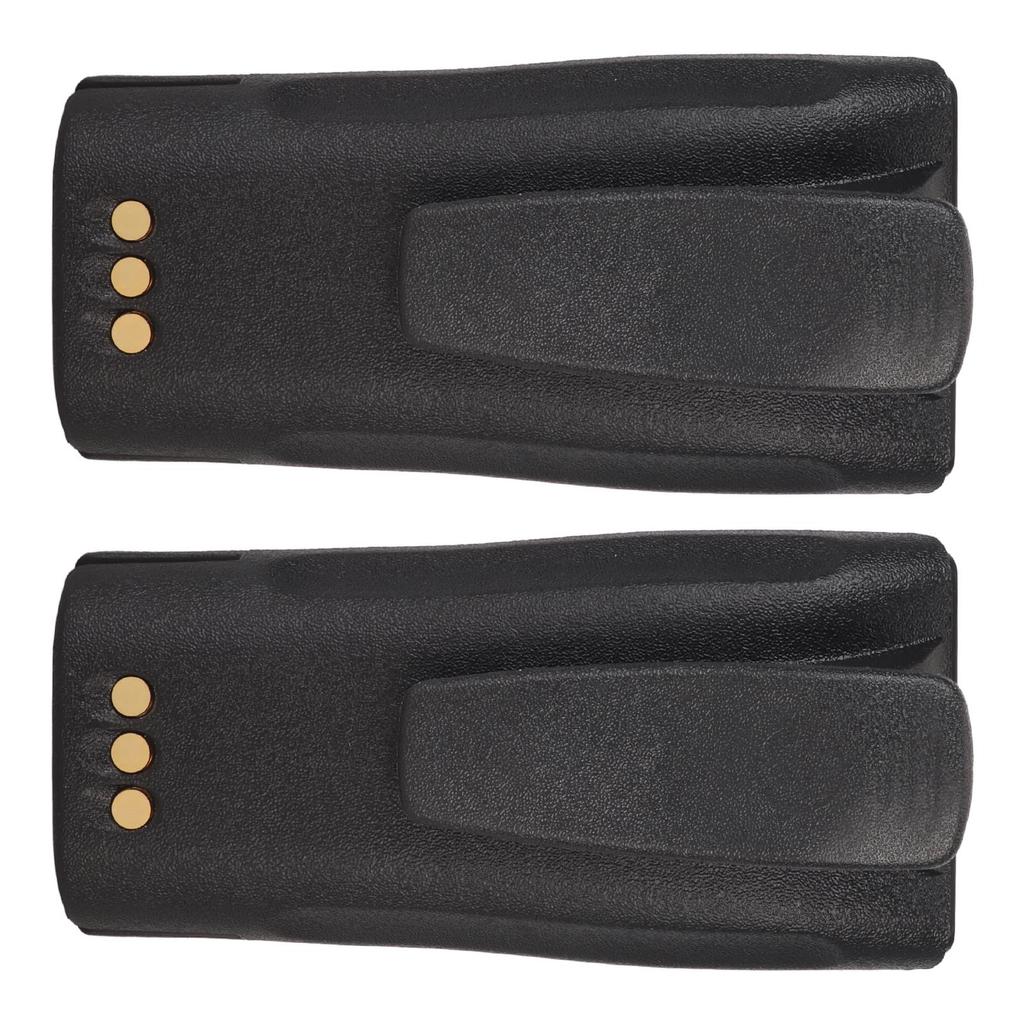 2 шт. Рация Литий-ионный аккумулятор 2600 мАч 7,4 В Аккумулятор для двухсторонней радиосвязи с клипсой для ремня для Motorola CP040 CP150 CP200 CP380