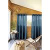 Set of 2 "Kala" Furnishing Curtains In Cotton 140 X 260 Cm The Butterfly Effect - Kala Jean Blue - 2 Panels 140 X 240 Cm