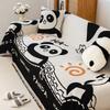 Cartoon Panda Sofa Towel Full Cover Cloth Chenille Anti-Scratching Dust-Proof All-Inclusive Sofa Cover Universal Cover Four Seasons Universal