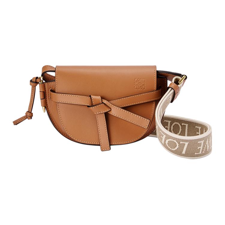 Loewe Gate Dual Mini Bag Tan Women Shoulder_bags A650N46X13-2530