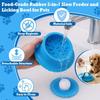 Suction Cup Slow Feeder Bowl Non-Slip Base Pet Feeding Bowl Lick Mat Dog Lick Pad Bowl  Indoor Use
