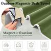 Magnetic Bath Towel,190x76cm Portable Bath Beach,Microfiber,Fast Drying,Absorbent,Camping Yoga Swimming Gym,Bathroom Accessories