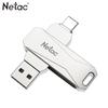 100% Original Netac OTG USB3.2 Type-C USB Flash Drive for Phone and Computer U782C Pen Drive Up To 130Mb/s Pendrive
