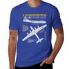 B29 Superfortress Bomber ww2 US Aircraft Plane USAF Airplane Blueprint TShirt anime clothes vintage graphic tee Unisexs tshirt
