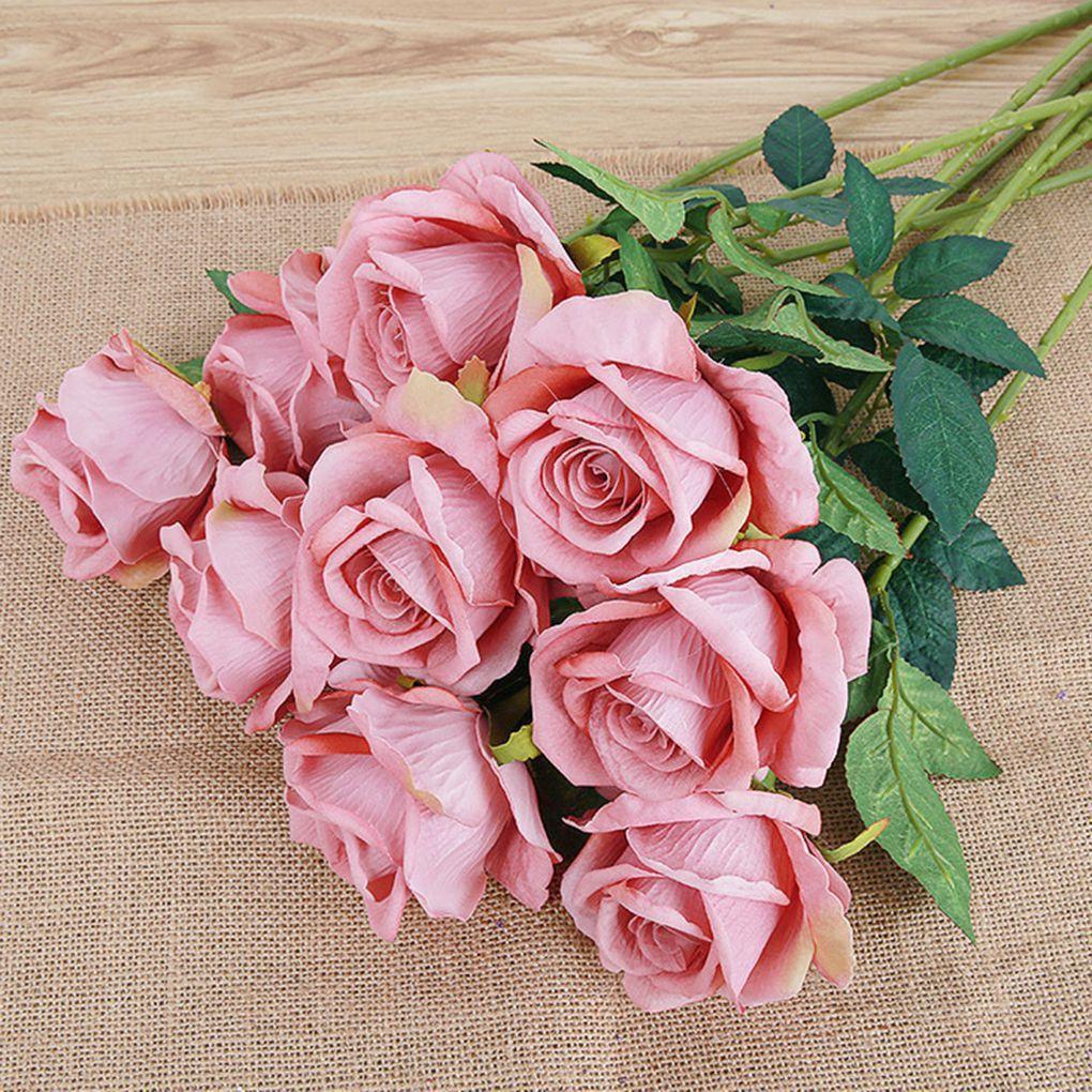 1шт. Искусственный цветок розы для дома, свадьбы, гортензии, декора, свадебного букета