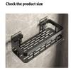 Bathroom Organizer Rack Punch-free Wall Mounted Triangle Storage Rack Corner Shelf Wall Soap Holder