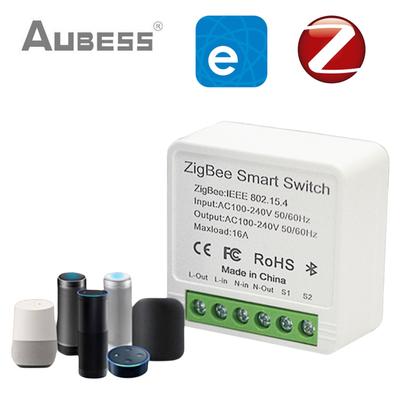 AUBESS EWeLink Zigbee 16A умный выключатель приложение голосовой пульт дистанционного управления беспроводной переключатель подходит для Alexa Google Home