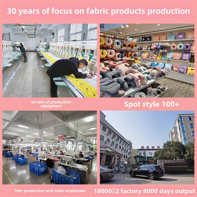 Cartoon Rainbow Memory Foam Travel Neck Pillow