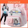 Adorable Cartoon Rabbit School Backpack For Kids Lightweight And Trendy Design