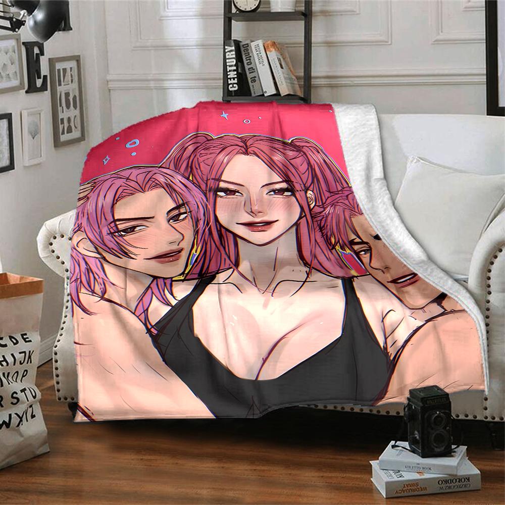 1pc KPop Demon Hunters MIRA1 Blanket, Gift, for Men and Women, Soft Blanket, Good for Sofa Bed Couch Travel, Lightweight Flannel Blanket