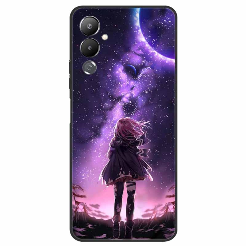 Чехол для Tecno Pova 4 LG7n Милый Модный ТПУ Силиконовый Чехол для Tecno Pova 4 Чехлы для Телефона Pova4 Ударопрочный Мягкий Чехол Funda Милый