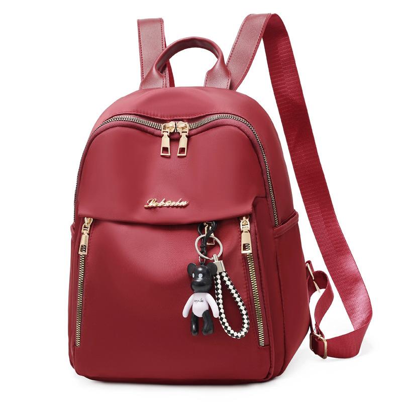 Женский новый корейский стиль модный и универсальный женский рюкзак из ткани Оксфорд дорожная сумка для компьютера и школы большой вместимости