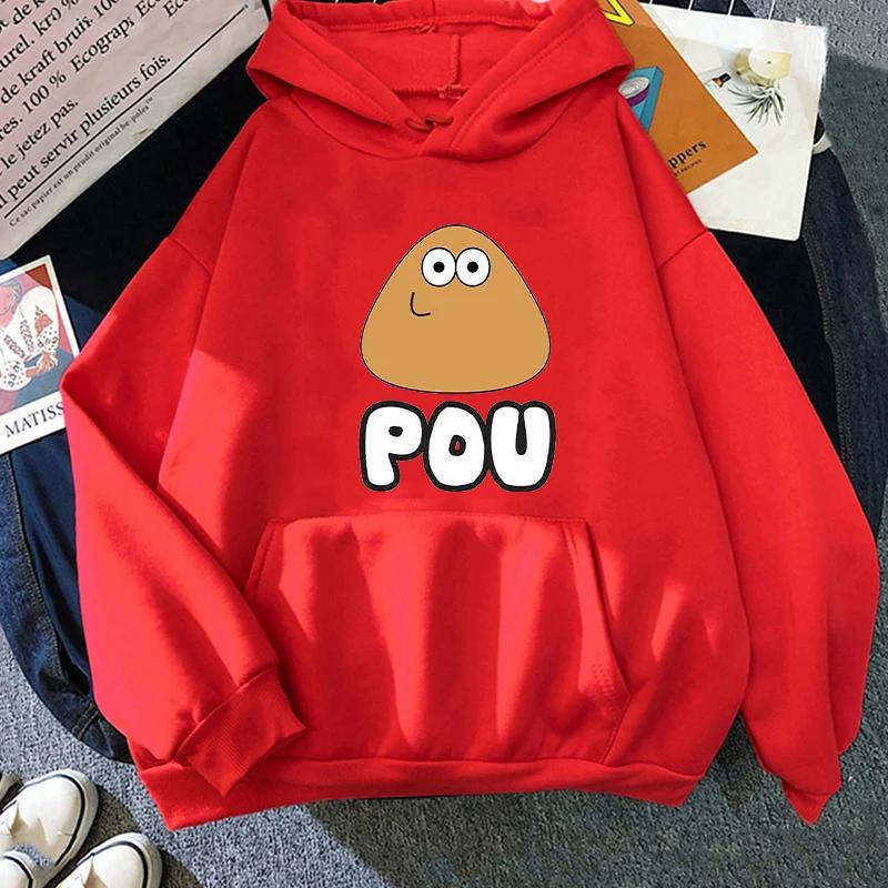Pou Hoodie Мужская мода Letter Print Hoodie Boy Coats Пуловеры Мужские толстовки Одежда Rap Women Sweatshirt Одежда