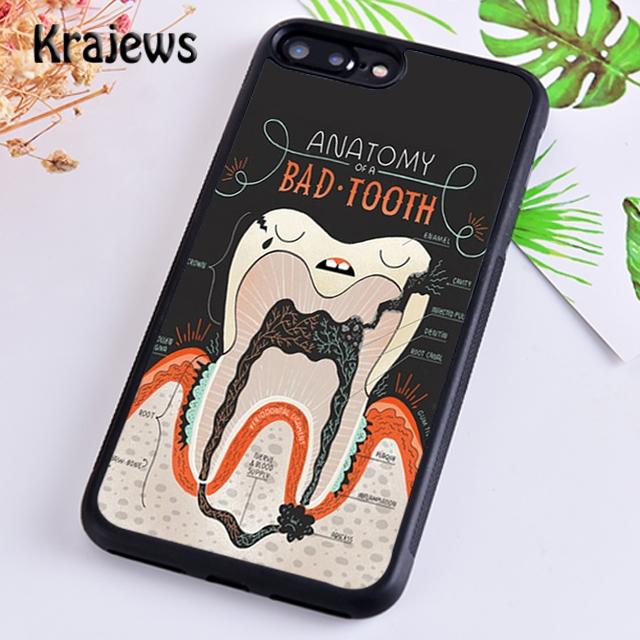 Krajews Стоматолог Гигиенист Зуб Телефон Чехол Обложка Для iPhone 17 Air 16 15 14 plus 12 pro max coque Fundas
