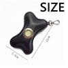 Creative Dog Poop Bag Dispenser Bone Shaped PU Leather Pet Poop Clean Bag Holder Waterproof Portable Pet Waste Bag Carrier