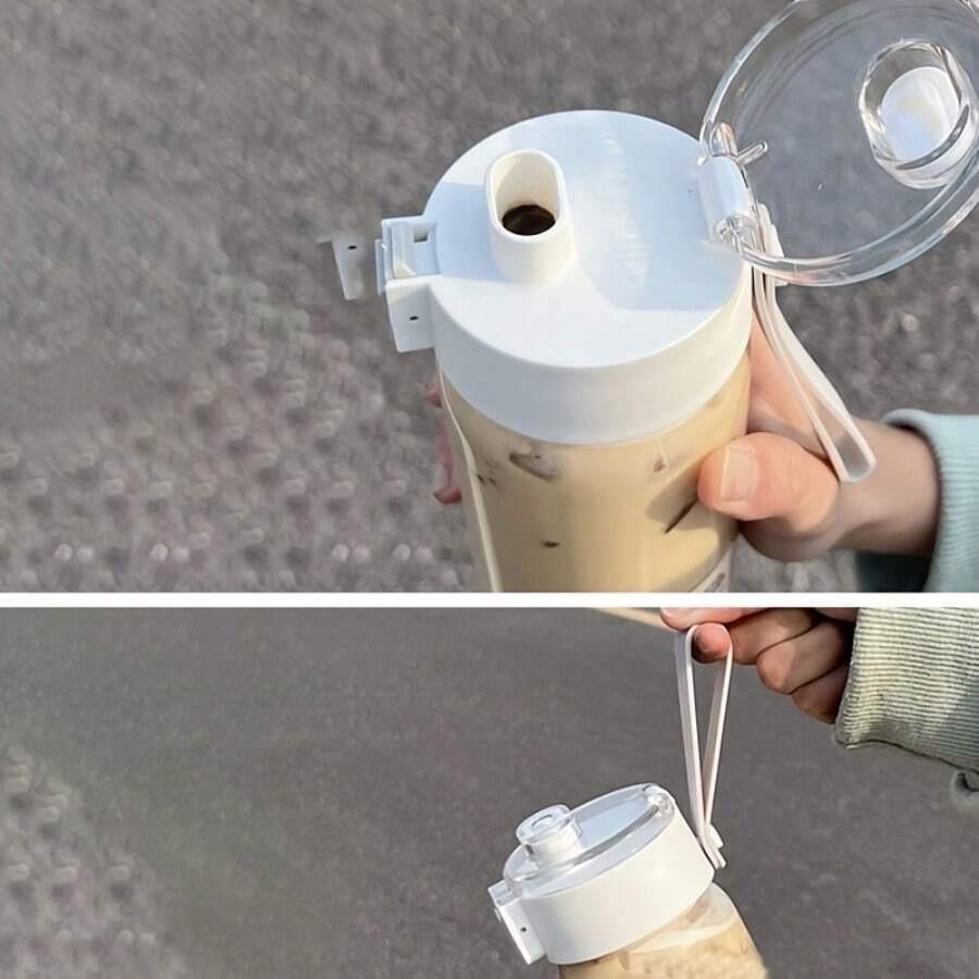 Muji Спортивная прозрачная бутылка для воды большой емкости для фитнеса, для улицы, путешествий и офиса