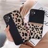 Leopard Grain Contrast Color Animal Pattern Phone Case For iPhone 11 12 Pro Max X XS XR 12Mini SE 2020 7 8 Plus Soft TPU Cover