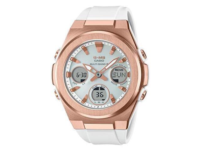 Casio Watch BABY-G Radio Solar MSG-W600G-7AJF Ladies White Analog & Digital NEW