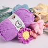 25g*5PCS Soft Milk Cotton Knitting Yarn Anti-Pilling High Quality Knitting Cotton Wool for Crochet Scarf Sweater Hat Doll Craft