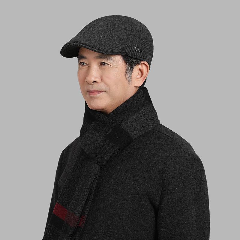 Old man hat men in winter the elderly men winter dad grandpa hat old man warm cap