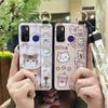 Cute Ring Phone Case For Tecno Camon15/15Air/16S/KD7H/CD6/CD7/Spark5/5Pro Anti-dust Back Cover Wristband Phone Holder