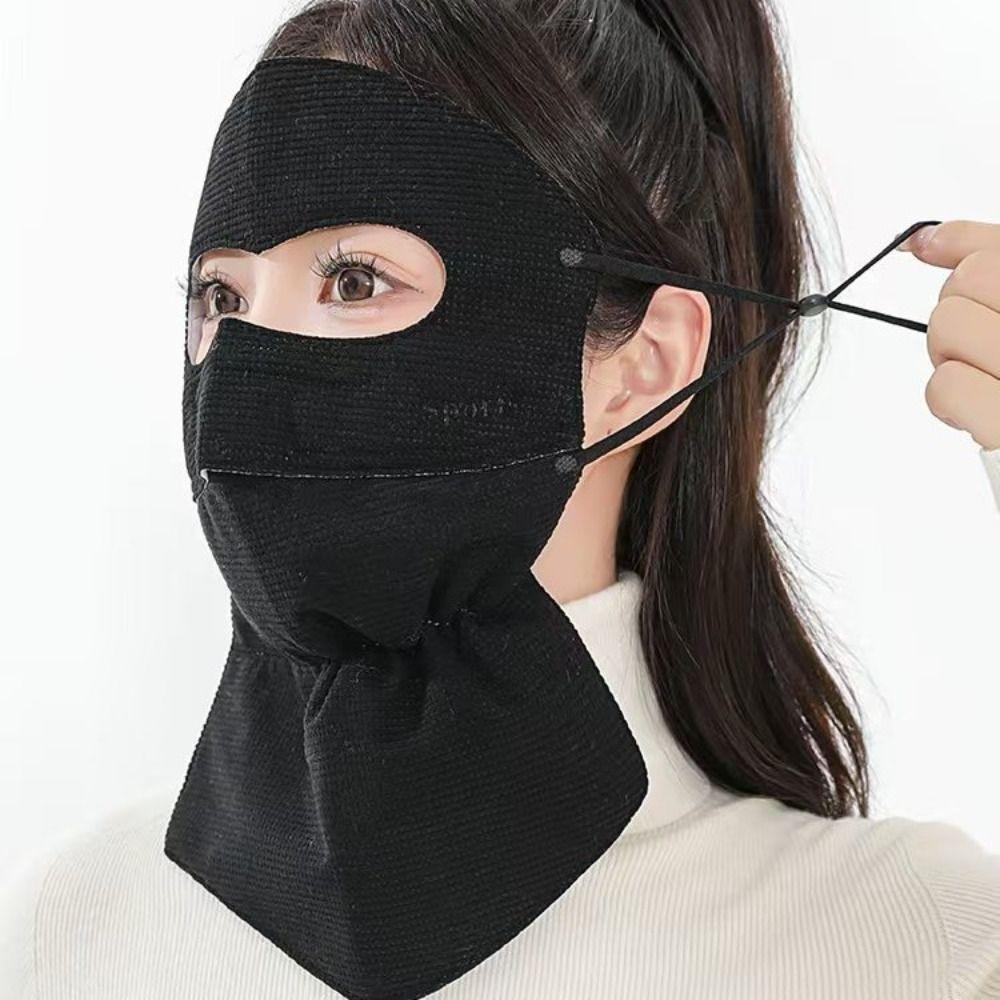Хлопковый воротник для шеи, утолщенный головной убор для верховой езды, модная теплая маска