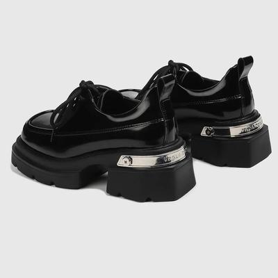 Модная женская обувь Лоферы Туфли на квадратном каблуке с умеренно острым носком для женщин Лоферы на платформе Повседневные по акции Лето 2025 Слипоны Распродажа 39