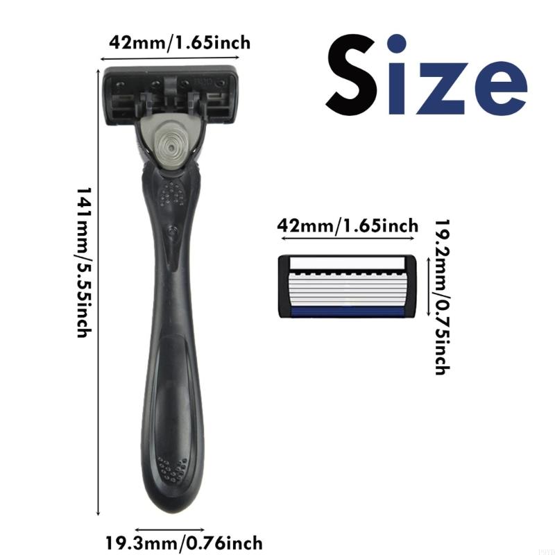 Мужские водонепроницаемые ручные бритвы 7-слойные бритвы с бритвенными головками безопасные бритвы для удаления волос ручная бритва для ежедневного использования