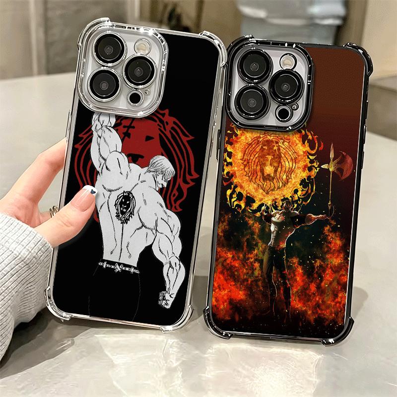 Семь Смертных Грехов Эсканор Мягкий Чехол Для Телефона Для iPhone 15 16 17 Air 14 Pro Max 16E Plus 13 12 Mini Покрытие Защита От Падения Fundas