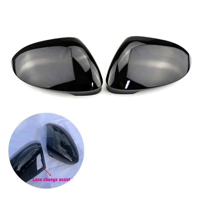 For Volkswagen VW Golf 8 MK8 2020-2025 Car Replacement Rearview Side Mirror Cover Wing Cap Exterior Door Case Trim Carbon Style