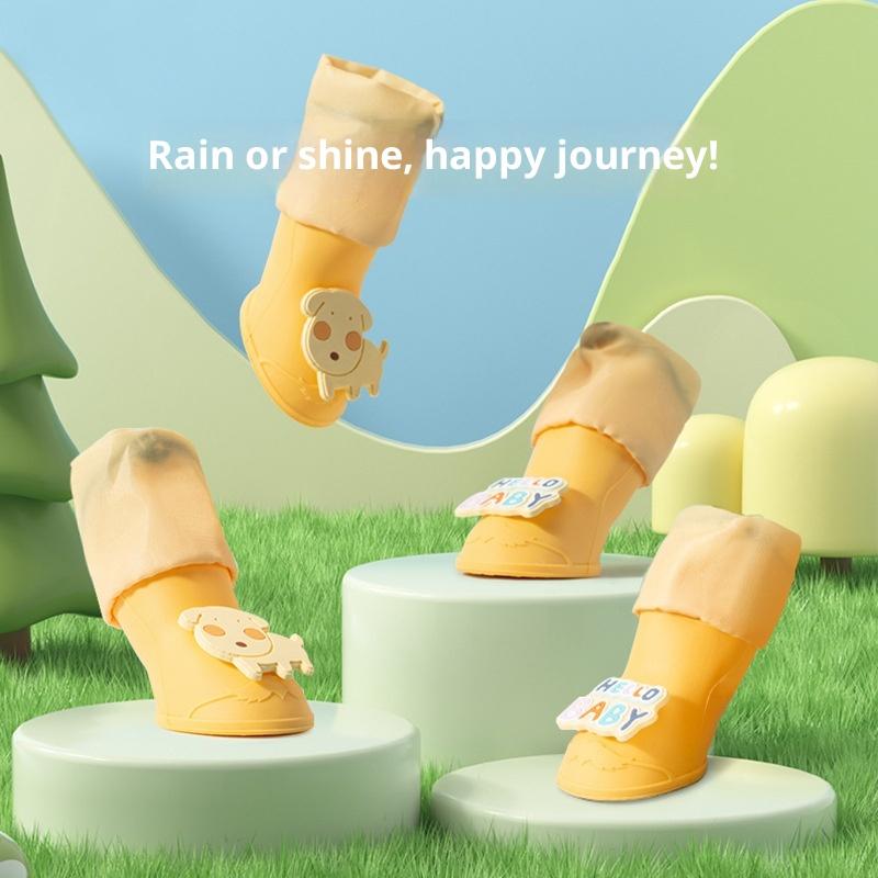 High Quality Fashion Waterproof Dog Shoes Pet Wint Breathable Dog Shoes Waterproof Silicone Pet Shoes