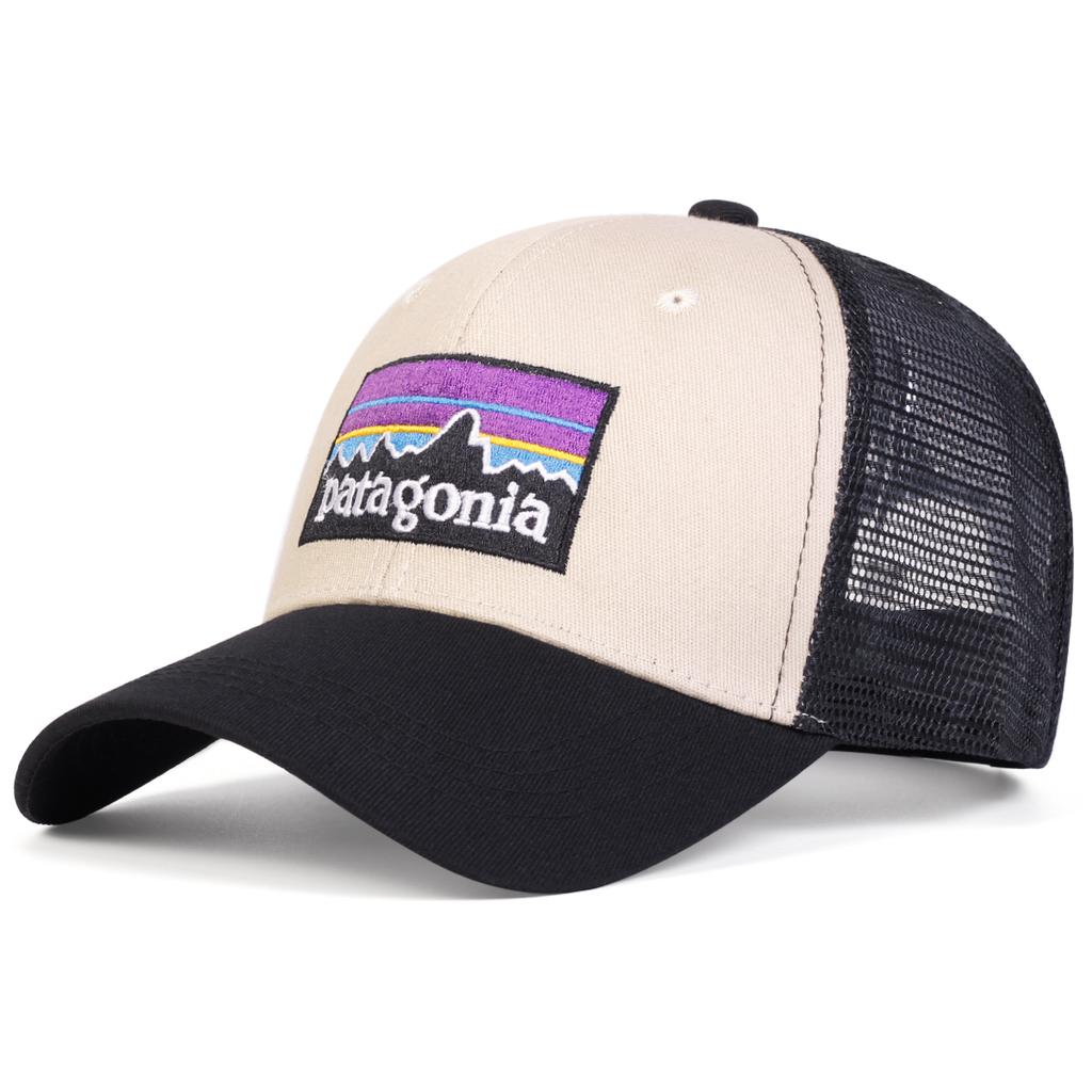 Унисекс Кепка бейсболка с вышивкой букв и горного хребта, регулируемая, в стиле хип-хоп, сетчатая, солнцезащитная, для весны и лета, для активного отдыха, путешествий, для женщин и мужчин