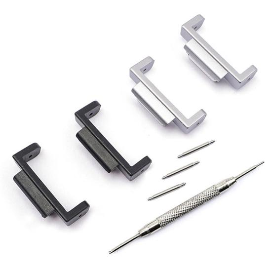 1 пара разъемов для ремешка для часов, прочная замена с инструментами, адаптер для подключения ремешка для часов, совместимый с Casio GA-110/DW-5600/DW-6900/GW-6900