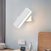 LED Wall Lamp Nordic Study Rotary Dimming Reading Wall Lamp Living Room Bedroom Bedside Aisle Lamps