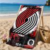Пляжное полотенце с логотипом Trail Blazers, Микрофибровое пляжное полотенце, Идеально для бассейна, пляжа, путешествий, домашнего декора, Подарки для фанатов пляжной вечеринки