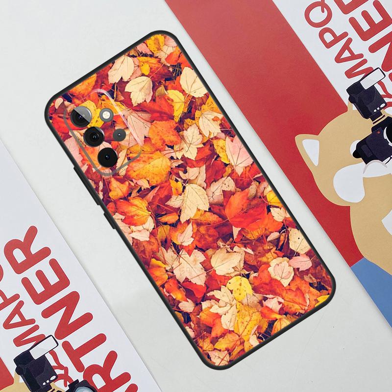 Чехол 'Осенние листья' для Samsung Galaxy A34 A54 A14 A56 A36 A16 A06 A13 A53 A12 A22 A32 A52 A35 A17 A15 A55