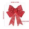 Christmas Glowing Bow LED Lights Large Christmas Bows Lit Bow Illuminate Yard Decoration Outdoor Decorations Yard