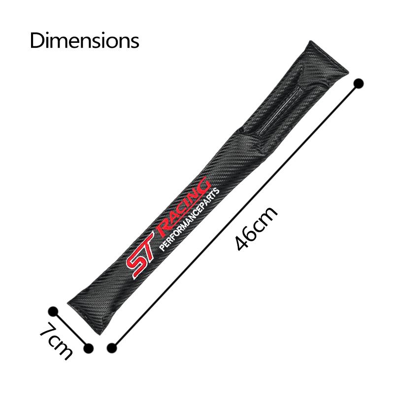 Car Interior Seat Gap Plug Anti-leak Strip Filling Pad For Ford Focus ST Mondeo Kuga Fiesta MK7 Escort Explorer Edge 2 4 MK2 MK4 IOWCK1