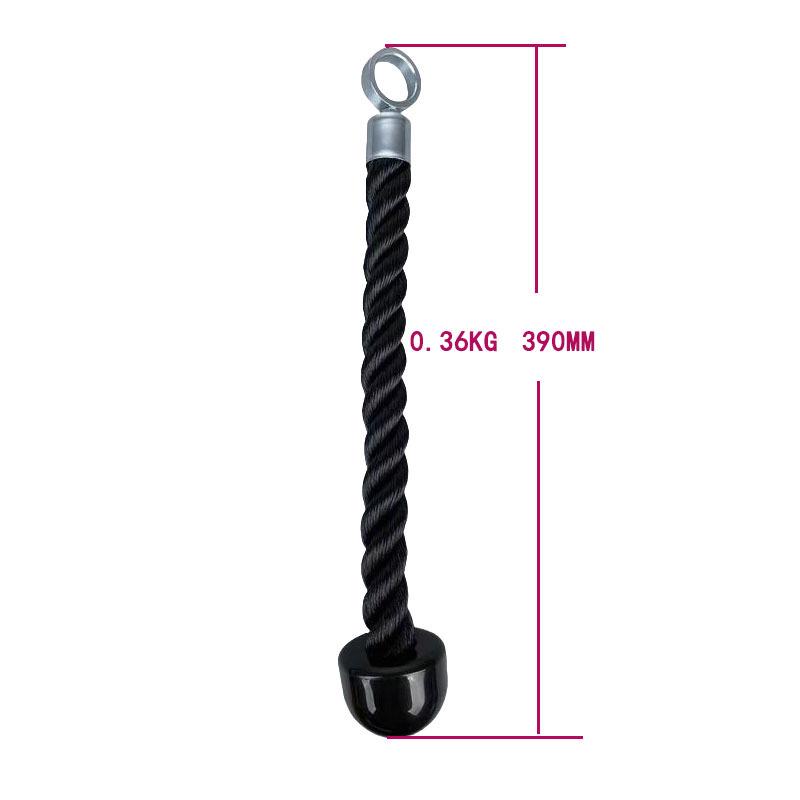 Single Head Triceps & Biceps Gym Rope Handle for Pull and Press Training