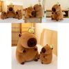 Capybara Animal Plush Doll With Soft Pp Cotton Filling For Giftgiving