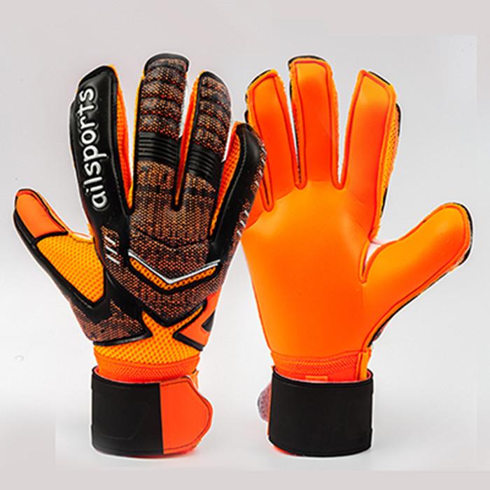 Kids Men Professional Soccer Goalkeeper Gloves Strong 5 Finger Save Protection Thicken Latex De Futebol Goalie Goal Keeper Glove